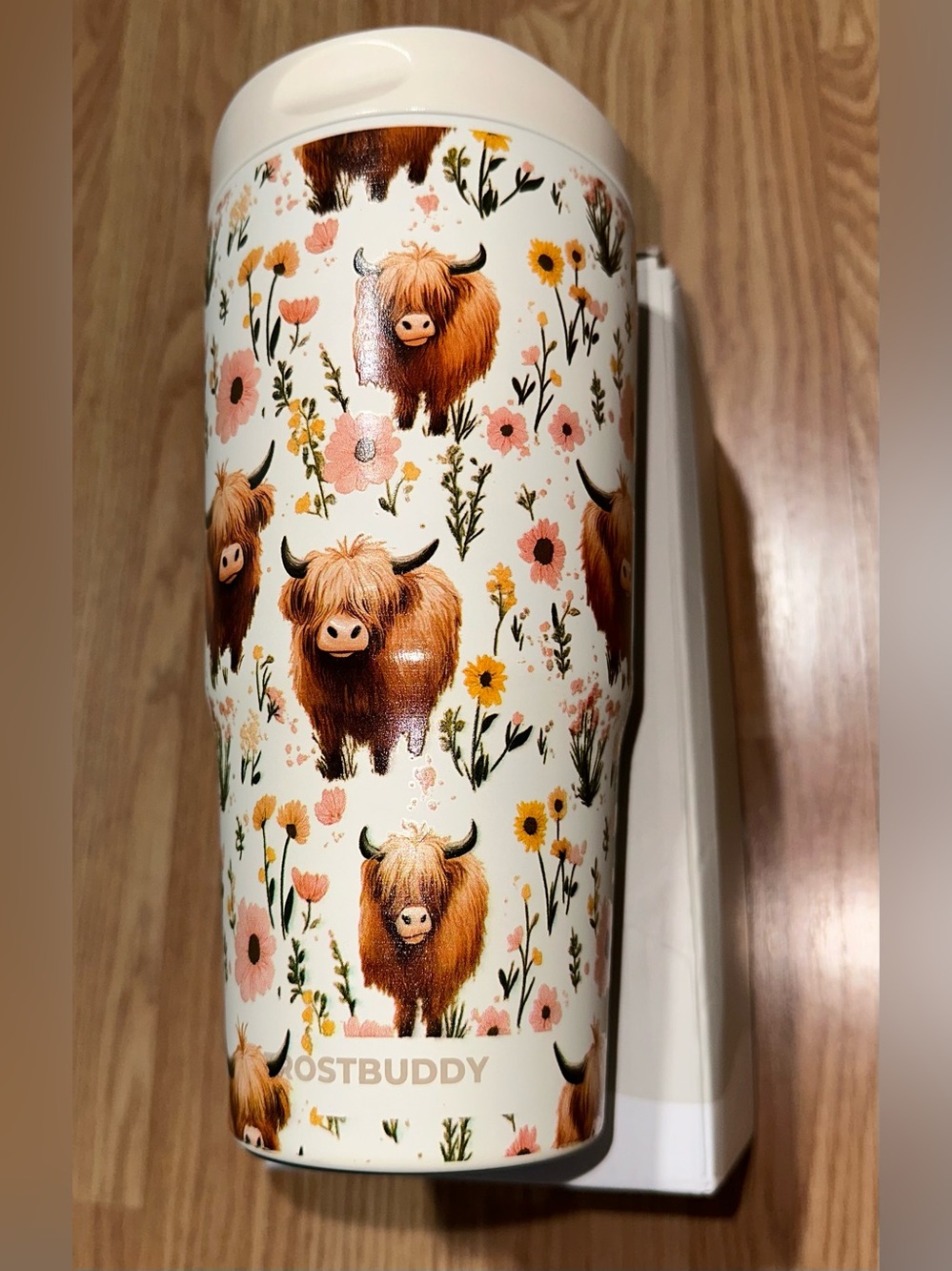 Frost Buddy Highland Cow To-Go Buddy
